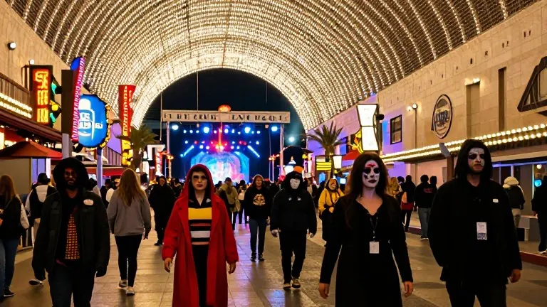 Illustration for: Fremont Street Costume Contest Pays $8,500; Book of Mormon Returns Nov. 4